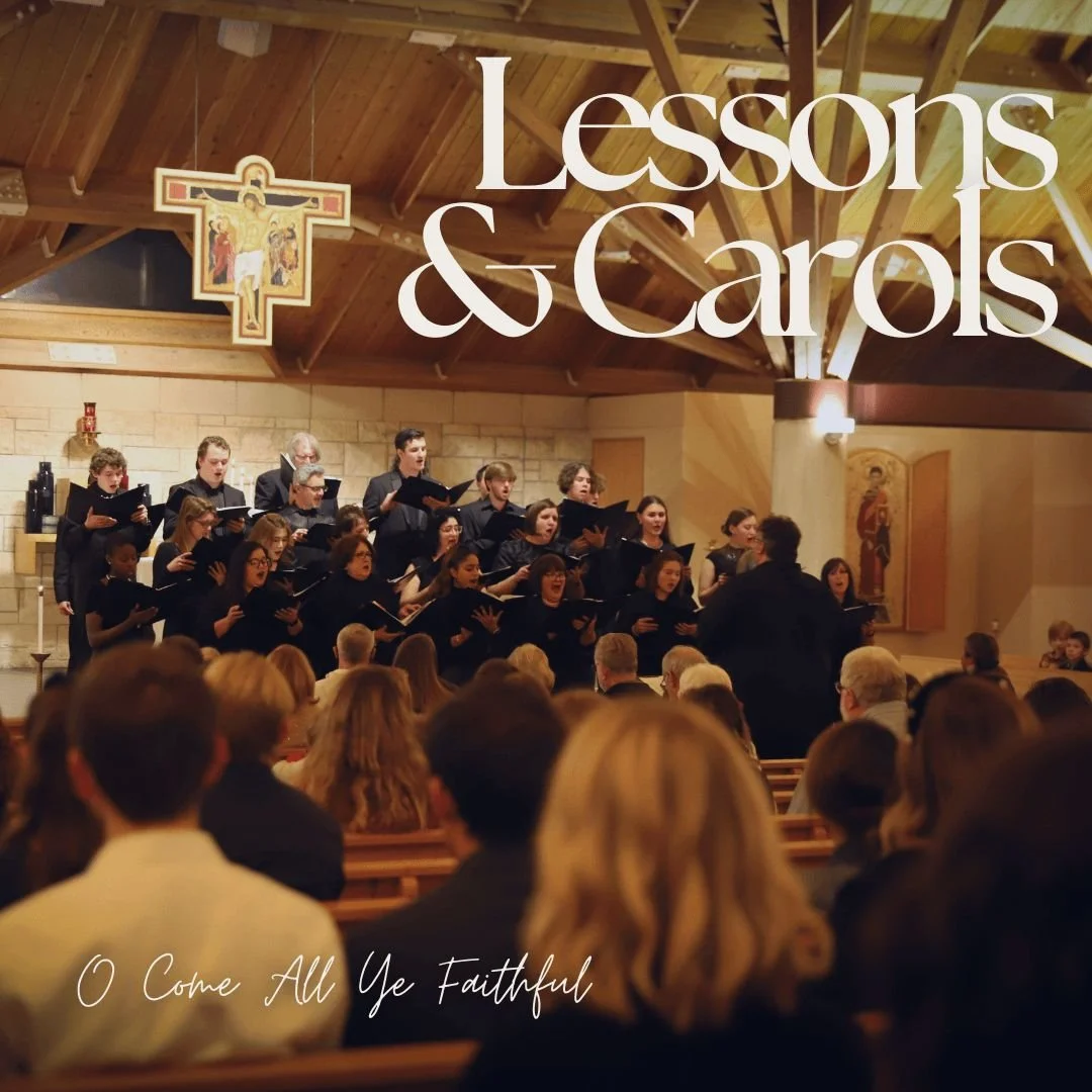 Lessons &amp; Carols is happening in a couple of weeks! Join us on Tuesday, December 9th for our beautiful Advent showcase of Christmas carols. You can register using the link in bio! 

📅 Tuesday, December 9th
⏰ 7:00 pm
📍St. Lawrence Catholic Cente