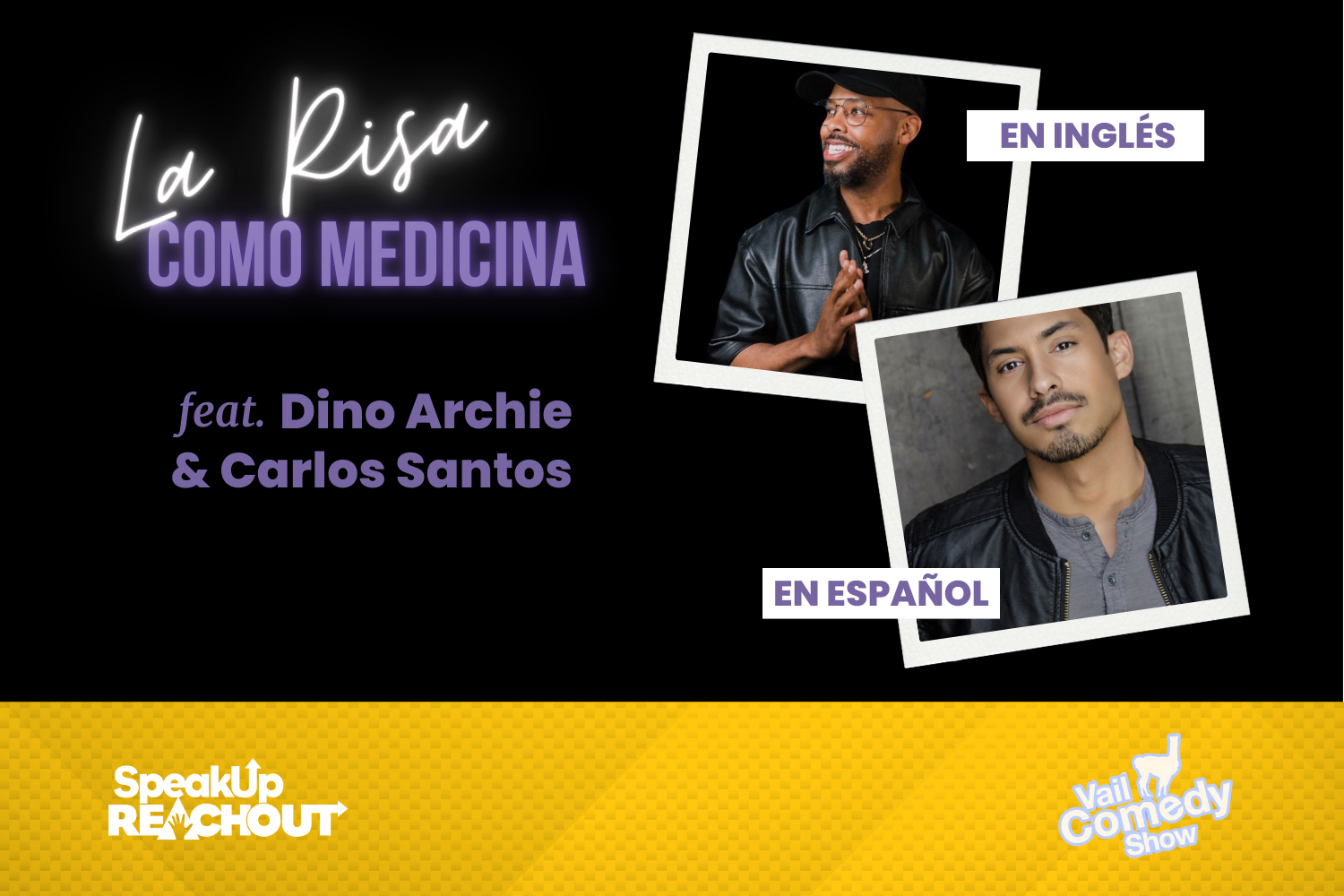 La Risa Como Medicina: ¡Noche de comedia de SpeakUp ReachOut con Vail Comedy Show!