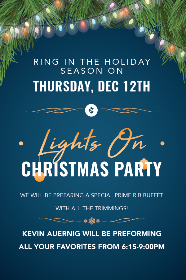 Lights On Christmas Party - Thursday, December 12th