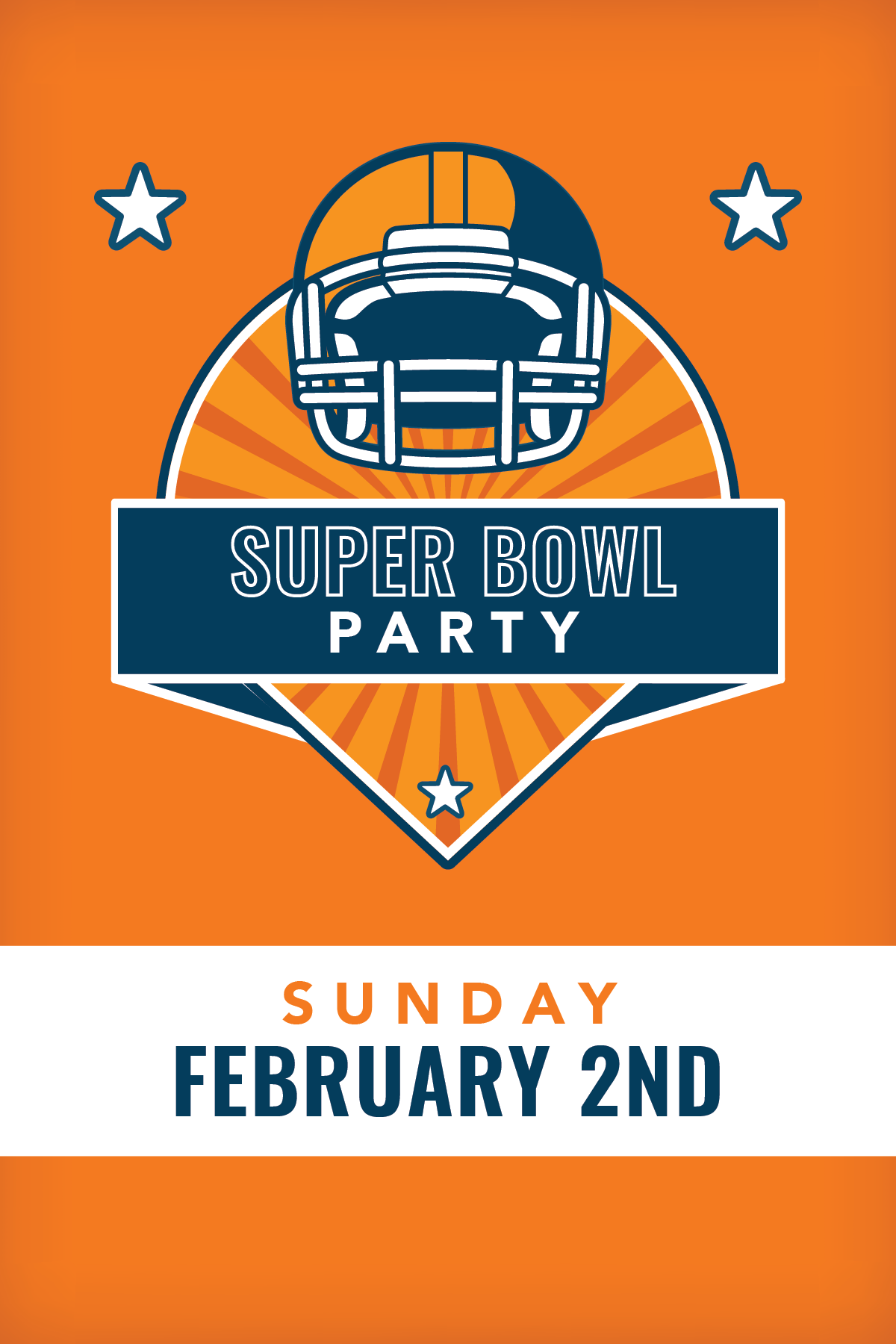 Super Bowl Party! Sunday, February 2nd