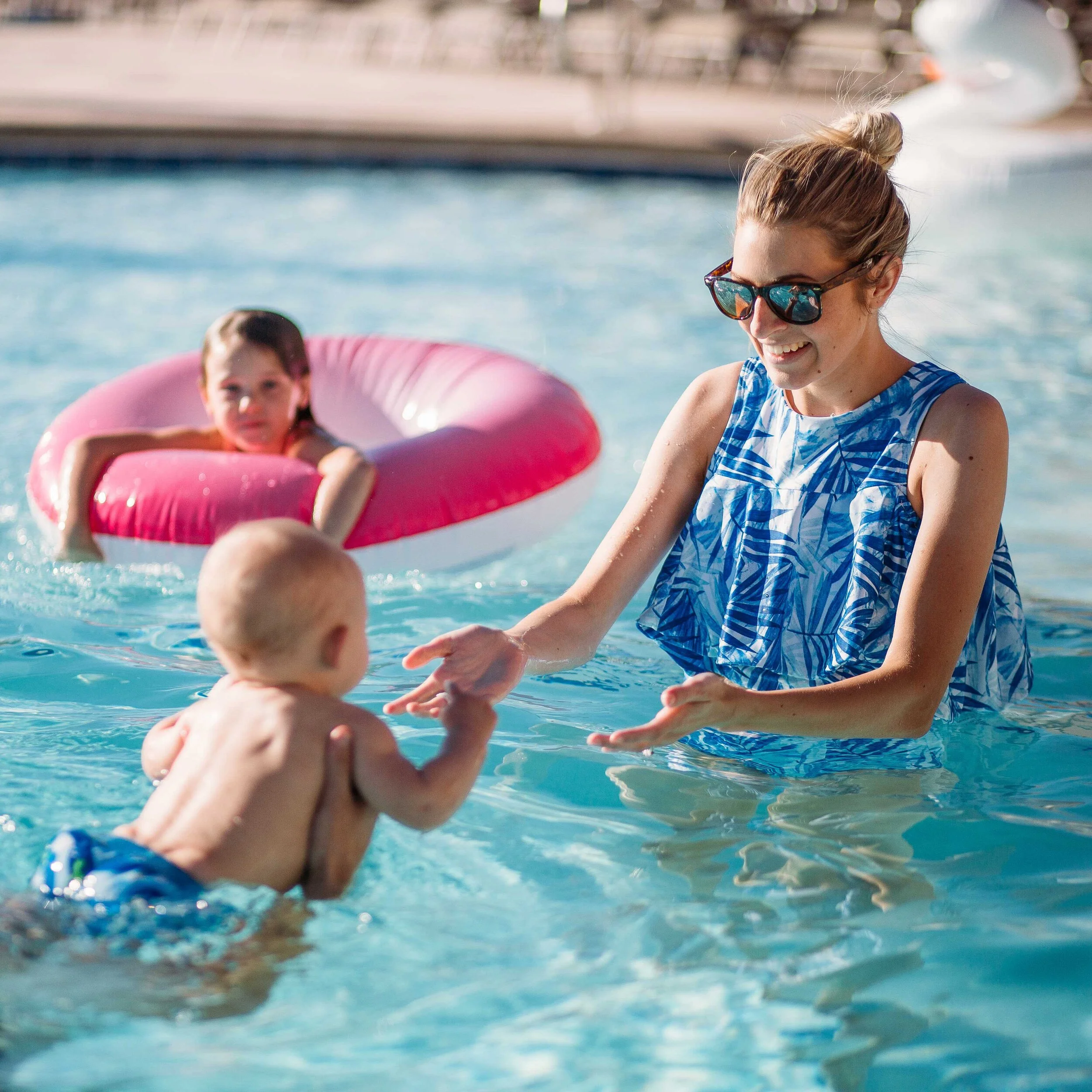 Memorial Day at the pool with food specials!