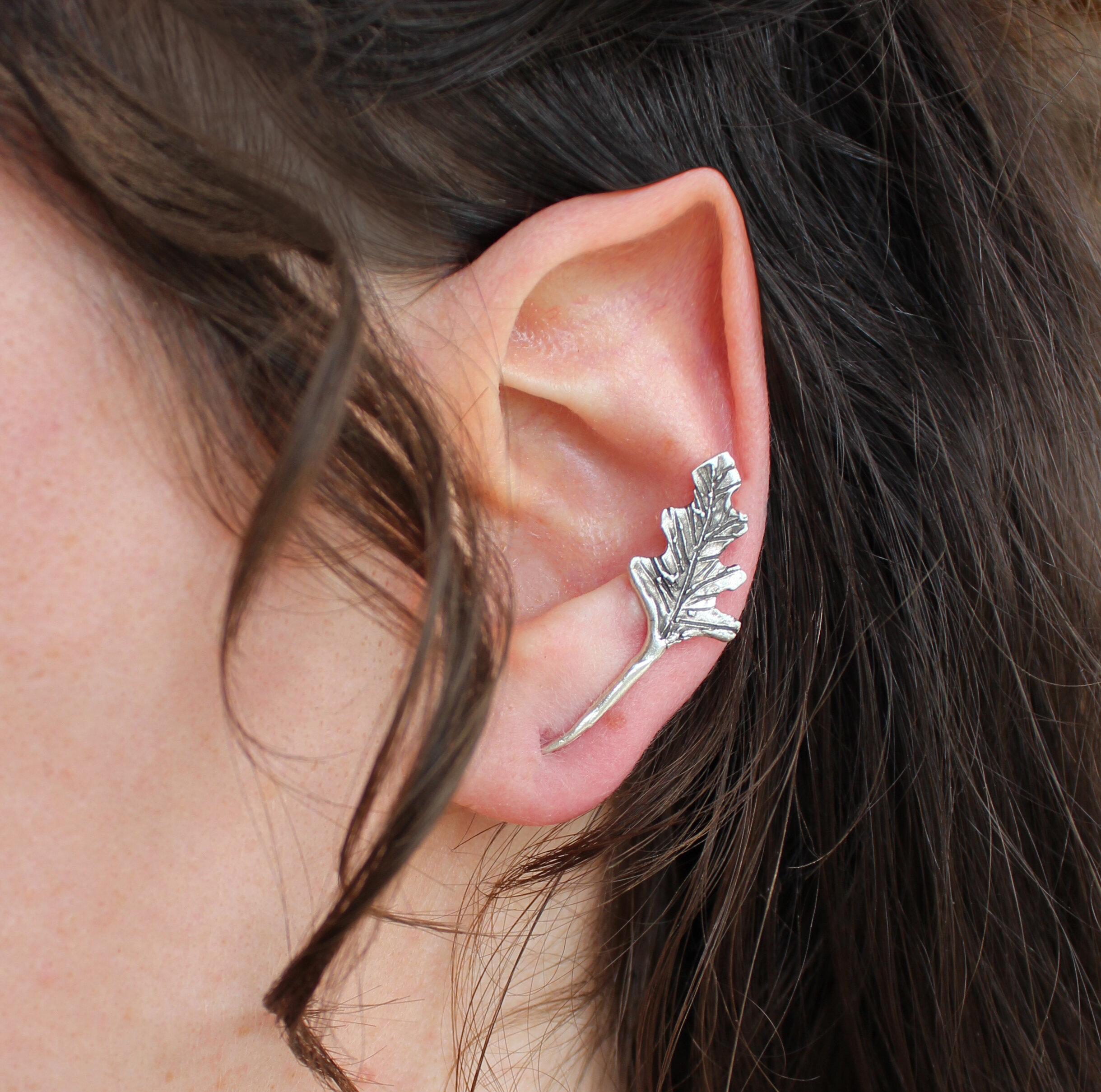 white oak earrings