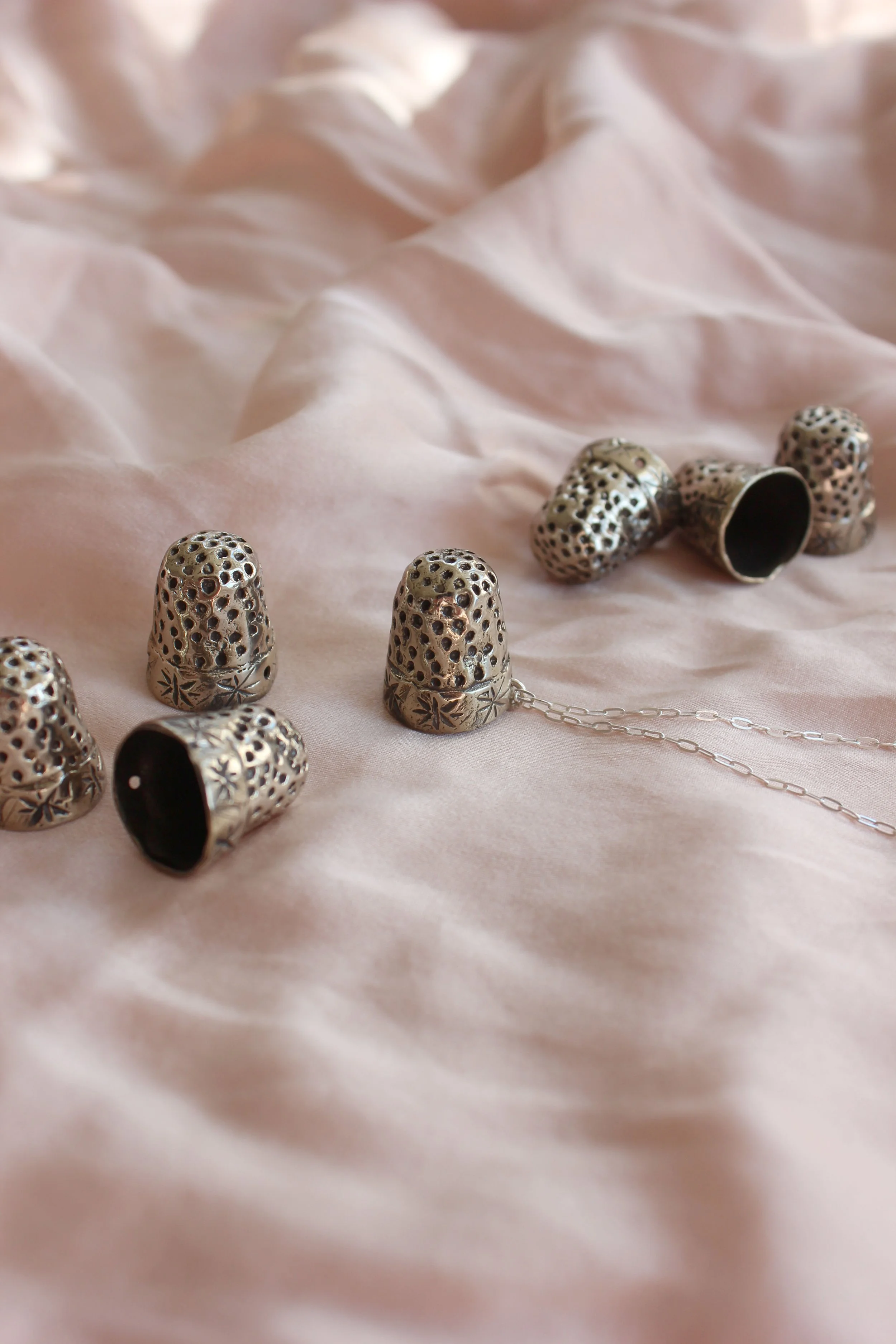 thimble necklace