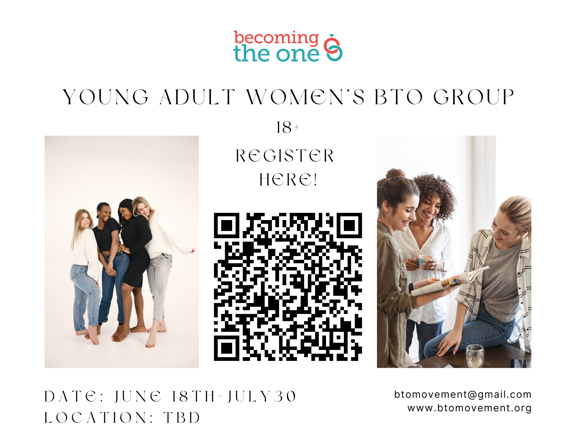 Young Adult Women's Becoming The One Group