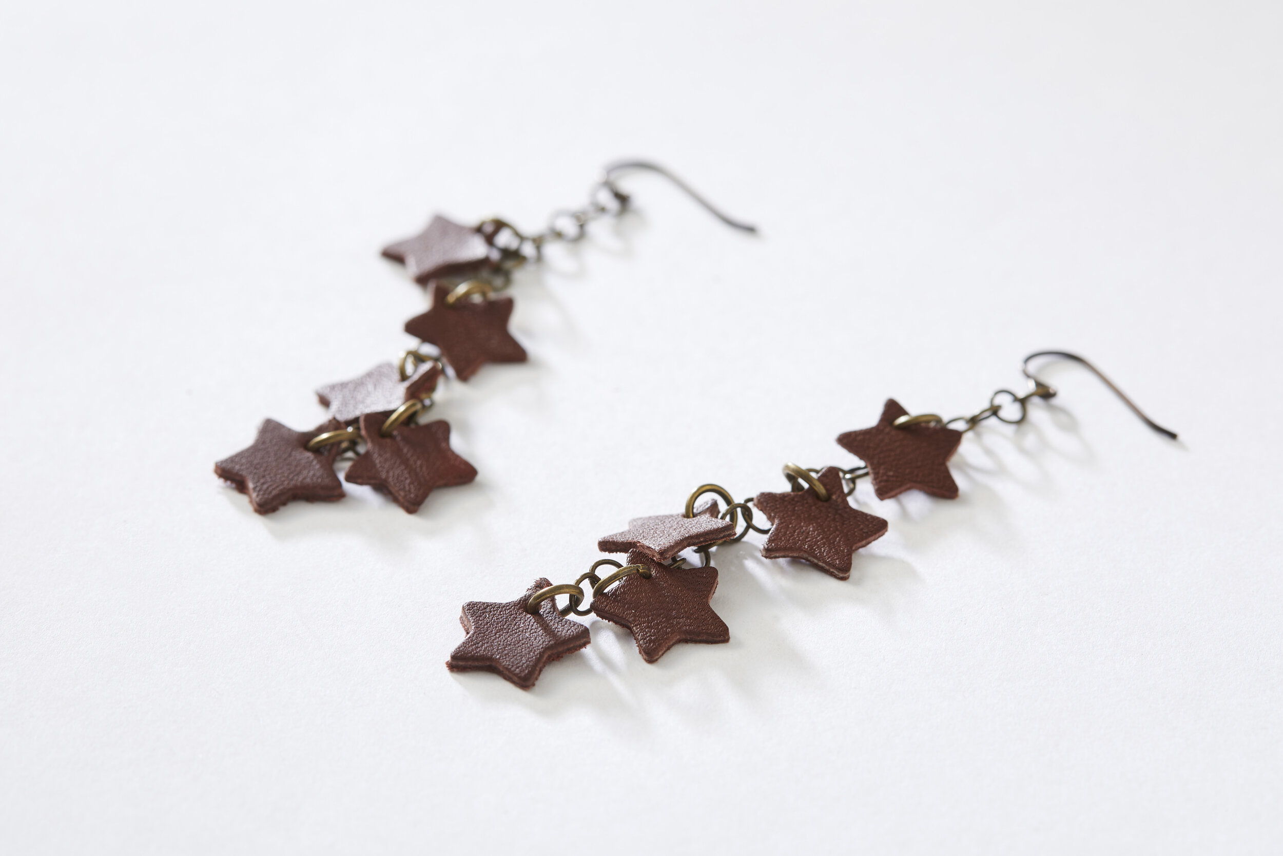 Star Chain Earrings