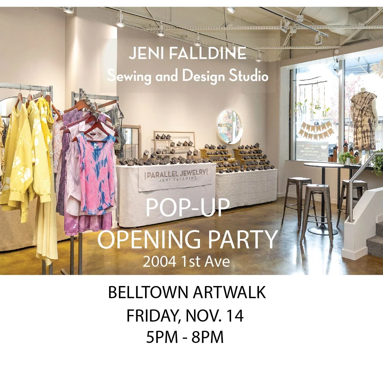 Pop-up Opening Party for Belltown Art Walk