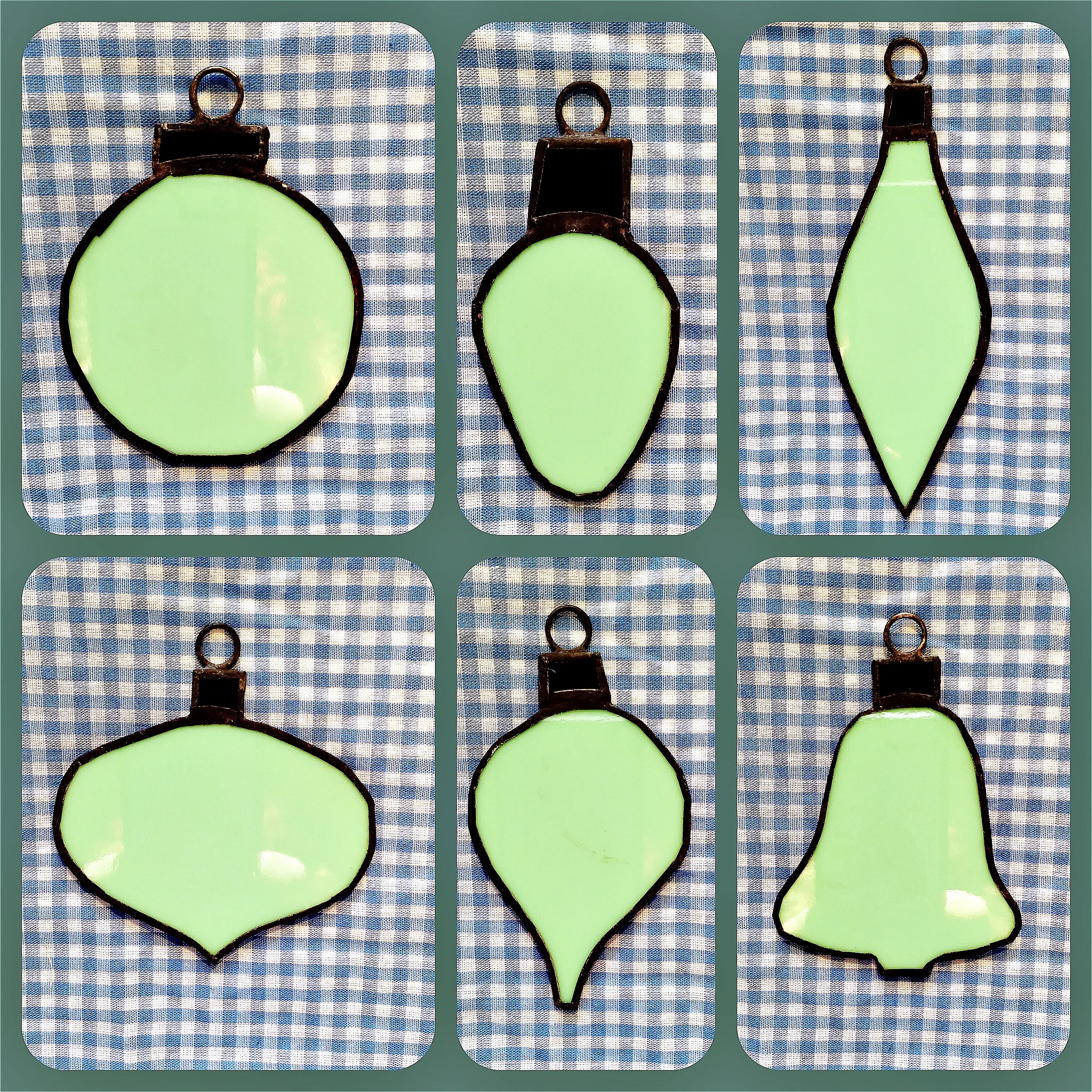 Ornament Set Jadeite Green