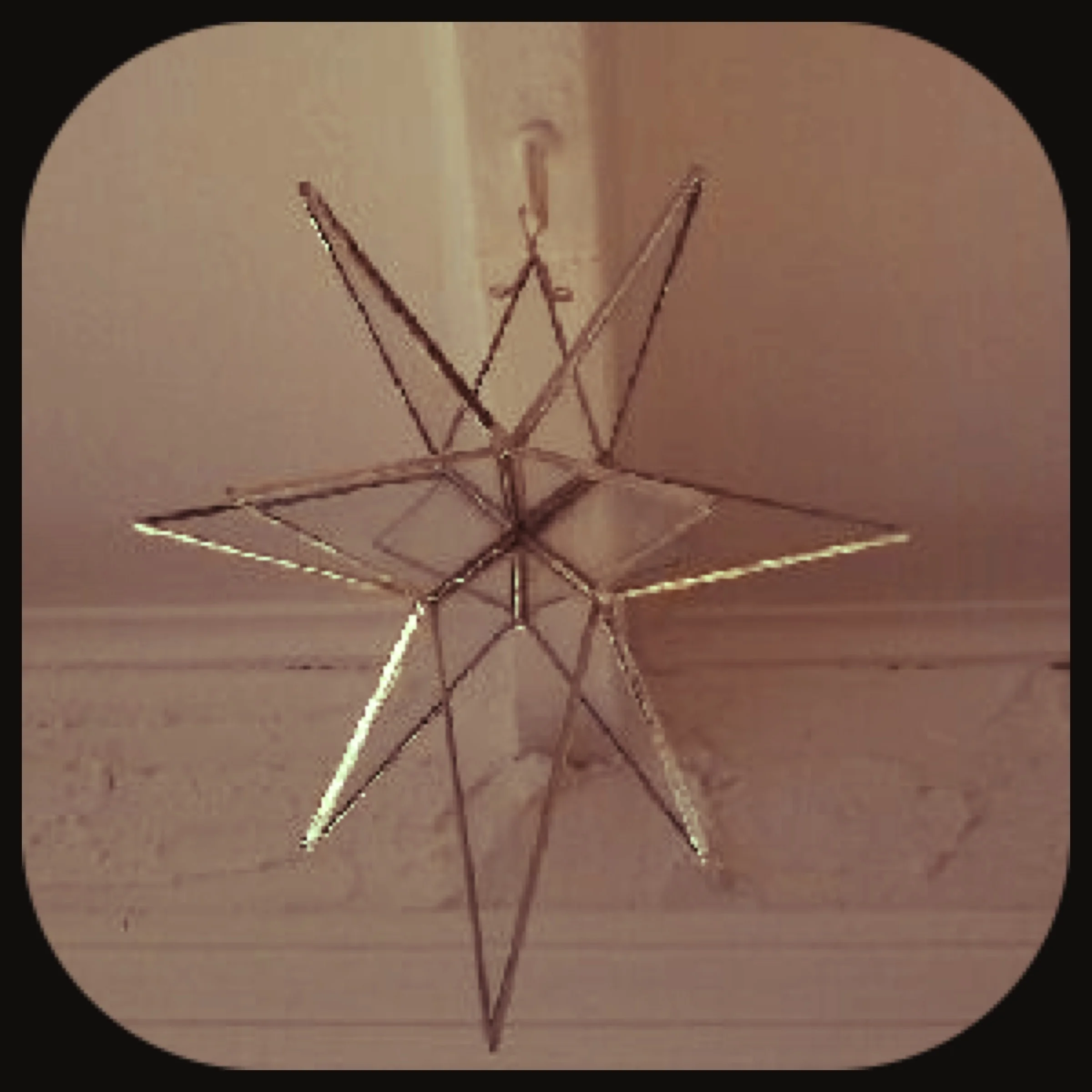 Moravian star - victorian home