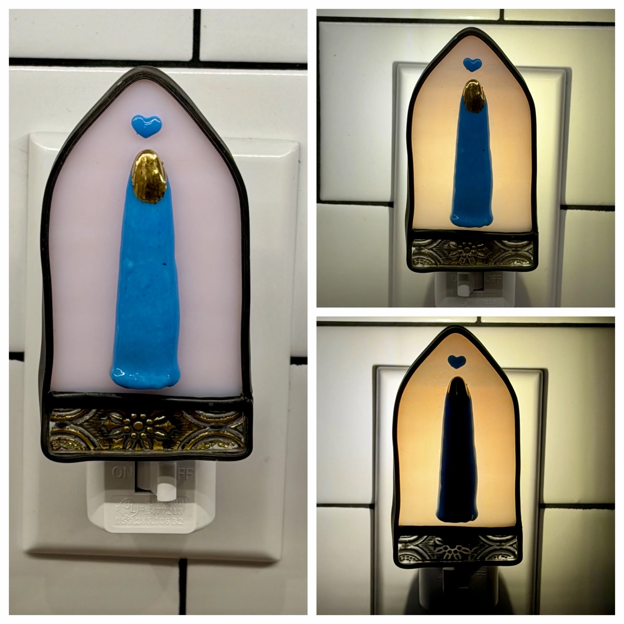 Pink Reliquary Finger Nightlight