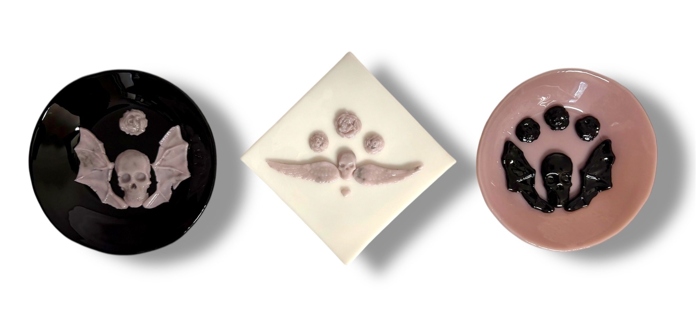 WInged Skull Trinket Dishes