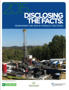 Disclosing the Facts 2015: Transparency and Risk in Hydraulic Fracturing Operations