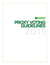 Proxy Voting Guidelines 2015