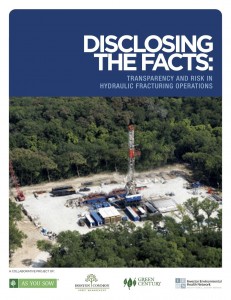 Disclosing the Facts 2013: Transparency and Risk in Hydraulic Fracturing Operations