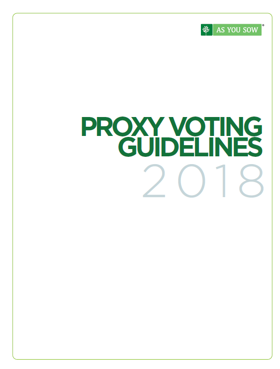 Proxy Voting Guidelines 2018