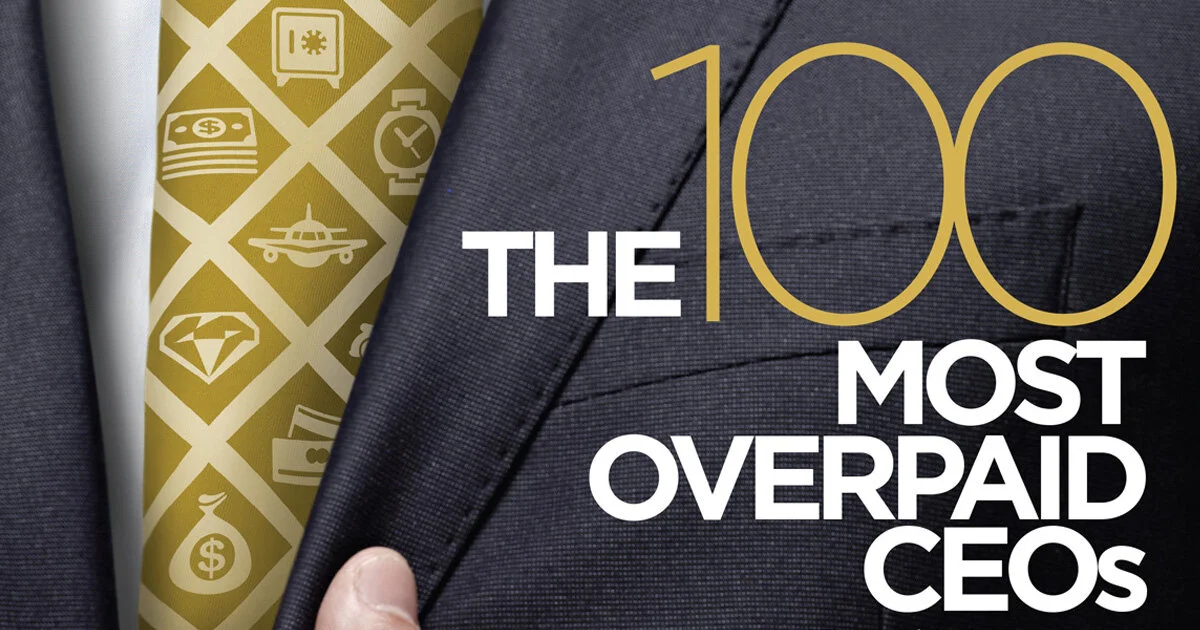 CEO Pay Rises Faster Than Workers’ Pay Despite Investor Pressure and Lagging Financial Returns