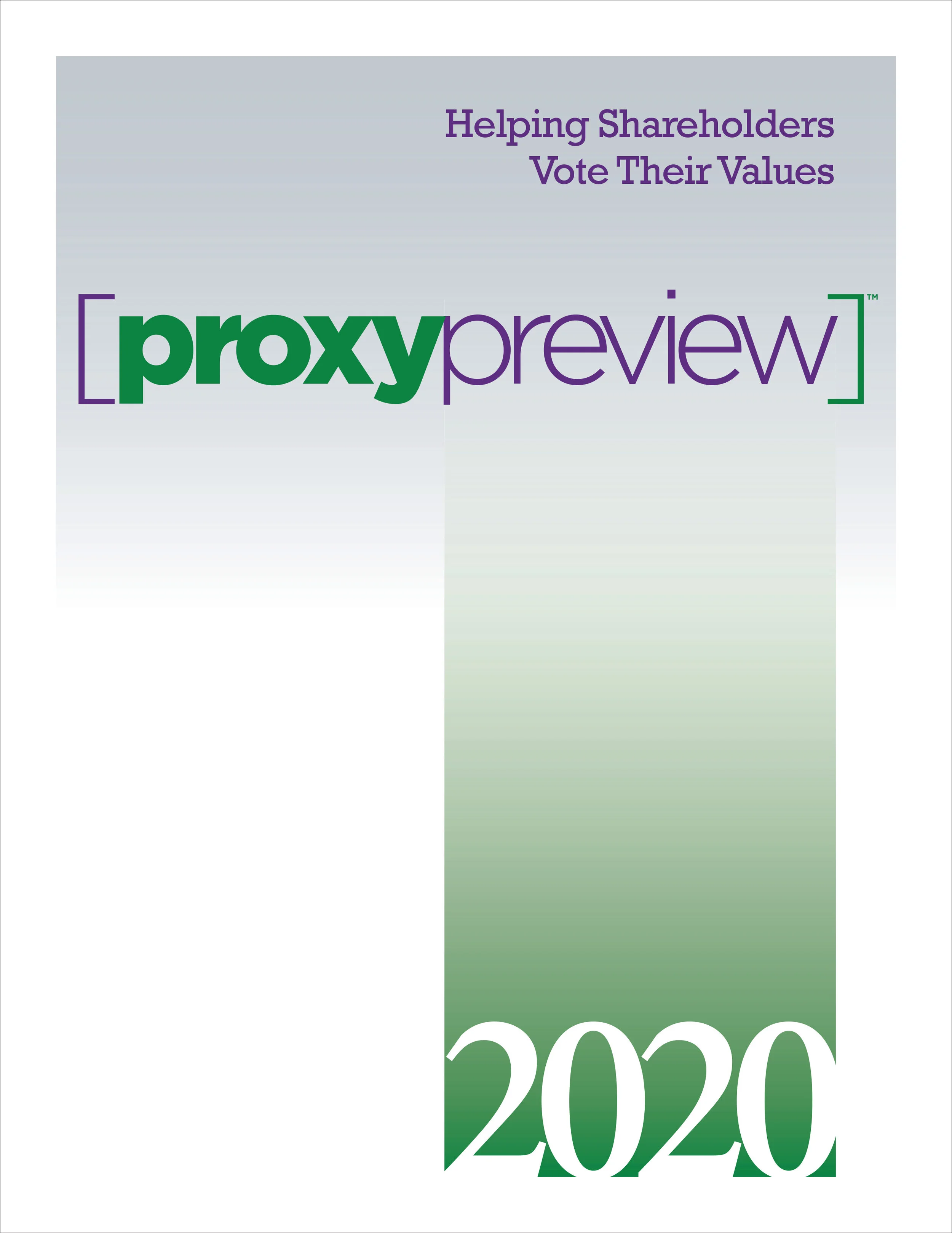 Proxy Preview 2020