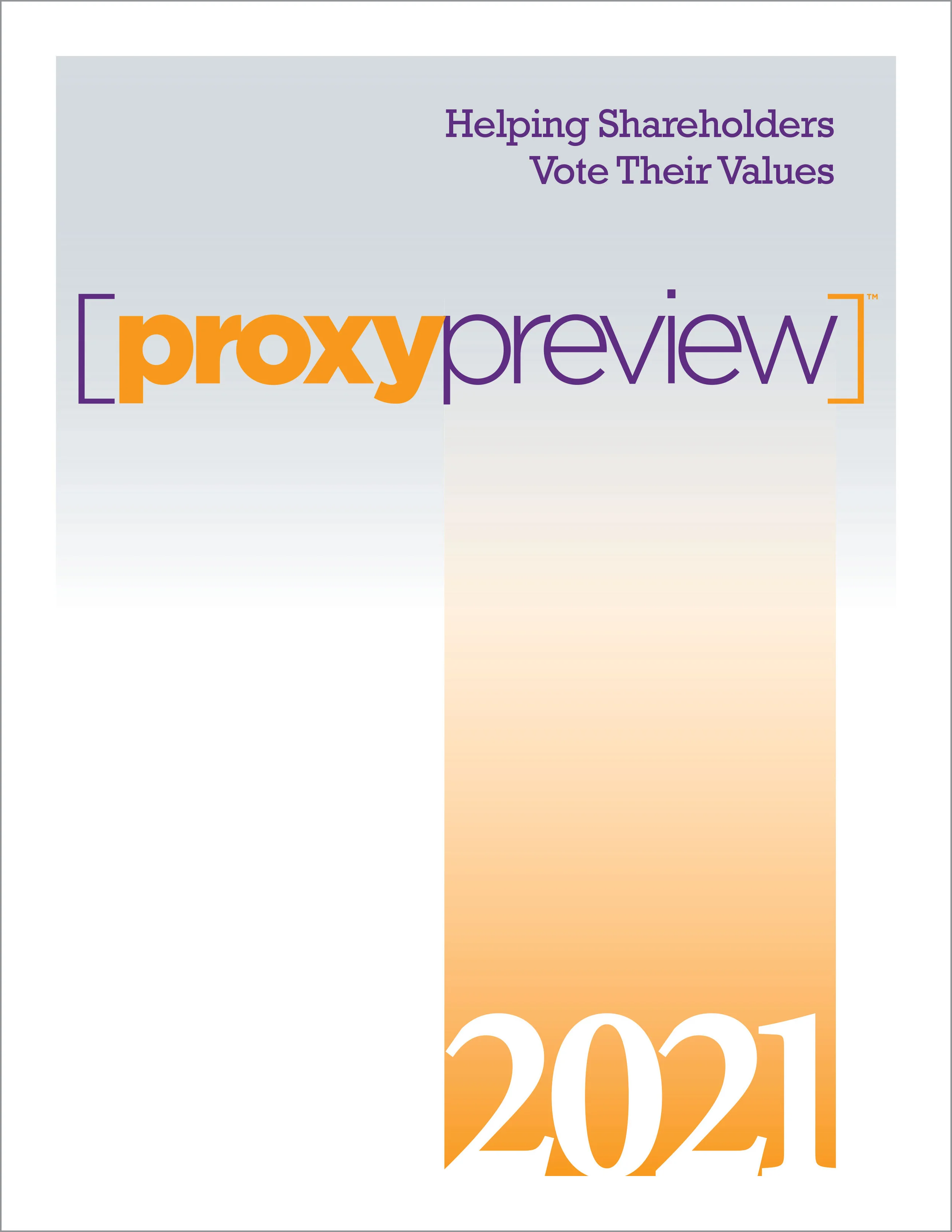 Proxy Preview 2021