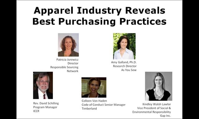 Webinar: 2014, Apparel Industry Reveals Best Purchasing Practices