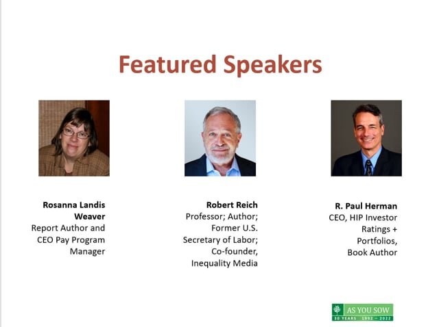 Webinar: 2022, The 100 Most Overpaid CEOs - Are Fund Managers Asleep at the Wheel