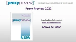 Webinar: 2022, Proxy Preview