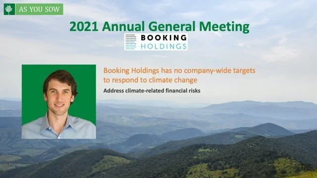 AGM: 2021, Booking Holdings Annual General Meeting