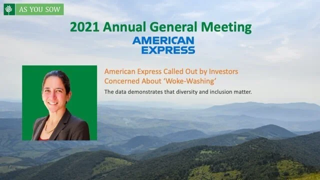 AGM: 2021, American Express Annual General Meeting