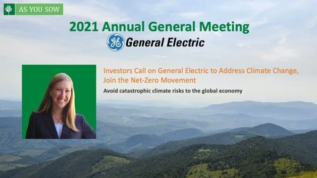 AGM: 2021, General Electric Annual General Meeting