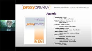 Webinar: 2021, Proxy Preview