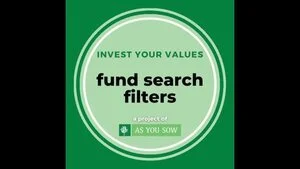 Invest Your Values: Fund Search Filters