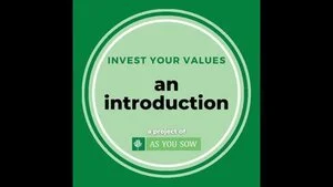 Invest Your Values: An Introduction
