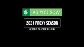 Webinar: 2021, Proxy Season