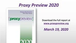 Webinar: 2020, Proxy Preview
