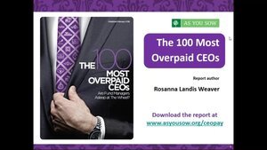 Webinar: 2018, The 100 Most Overpaid CEOs - Are Fund Managers Asleep at the Wheel?