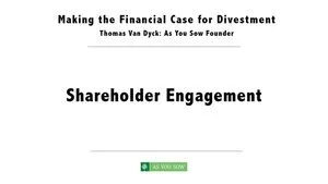 2015, Making the Financial Case for Divestment: Shareholder Engagement