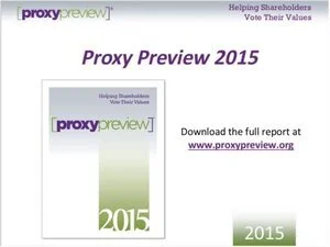 Webinar: 2015, Proxy Preview