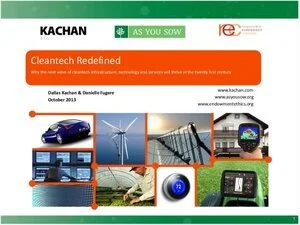 Webinar: 2013, Cleantech Redefined