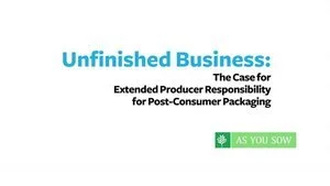 2012, Unfinished Business: The Case for Extended Producer Responsibility