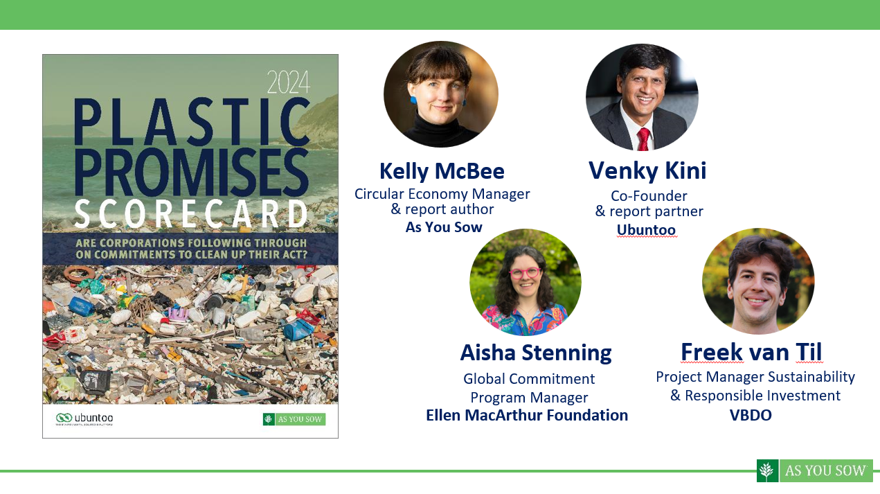 Webinar: 2024 Plastic Promises Scorecard