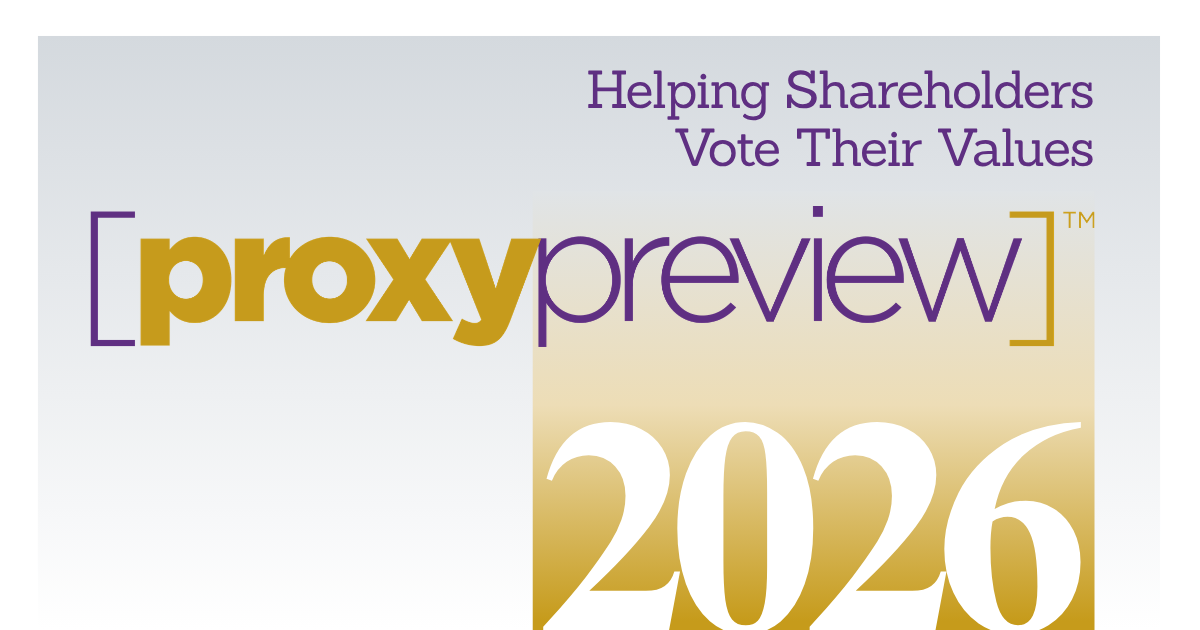 Webinar: 2026 Proxy Preview