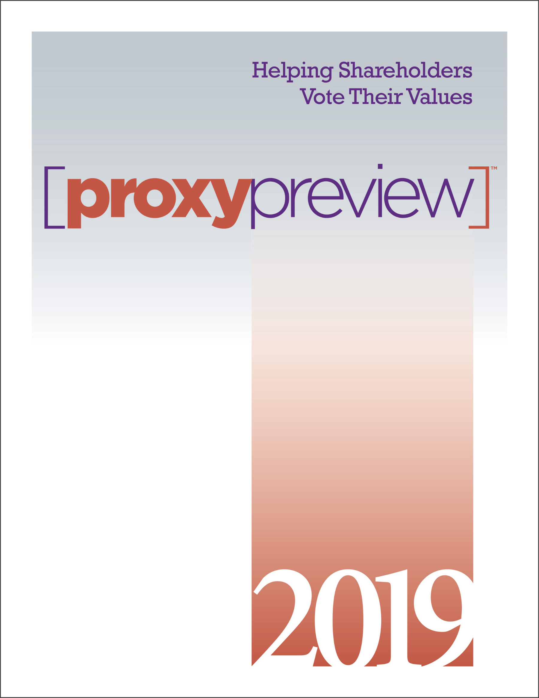 Proxy Preview 2019