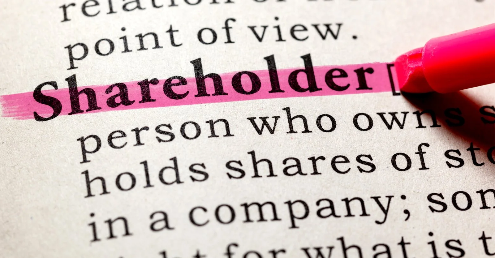 Dear Shareholders: Your votes and your voice are needed more than ever