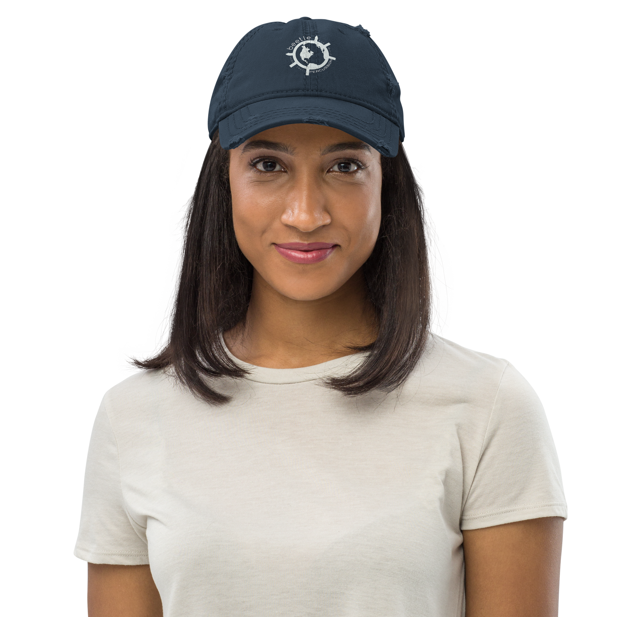 Beetle Percussion Distressed Dad Hat