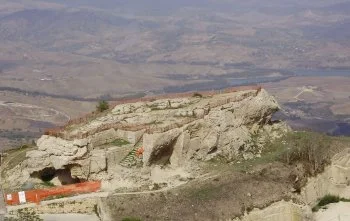 All that is left of Demeter's temple in Enna