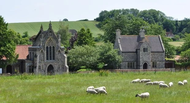 the Slipper Chapel , detail of photo by: Ashley Dace