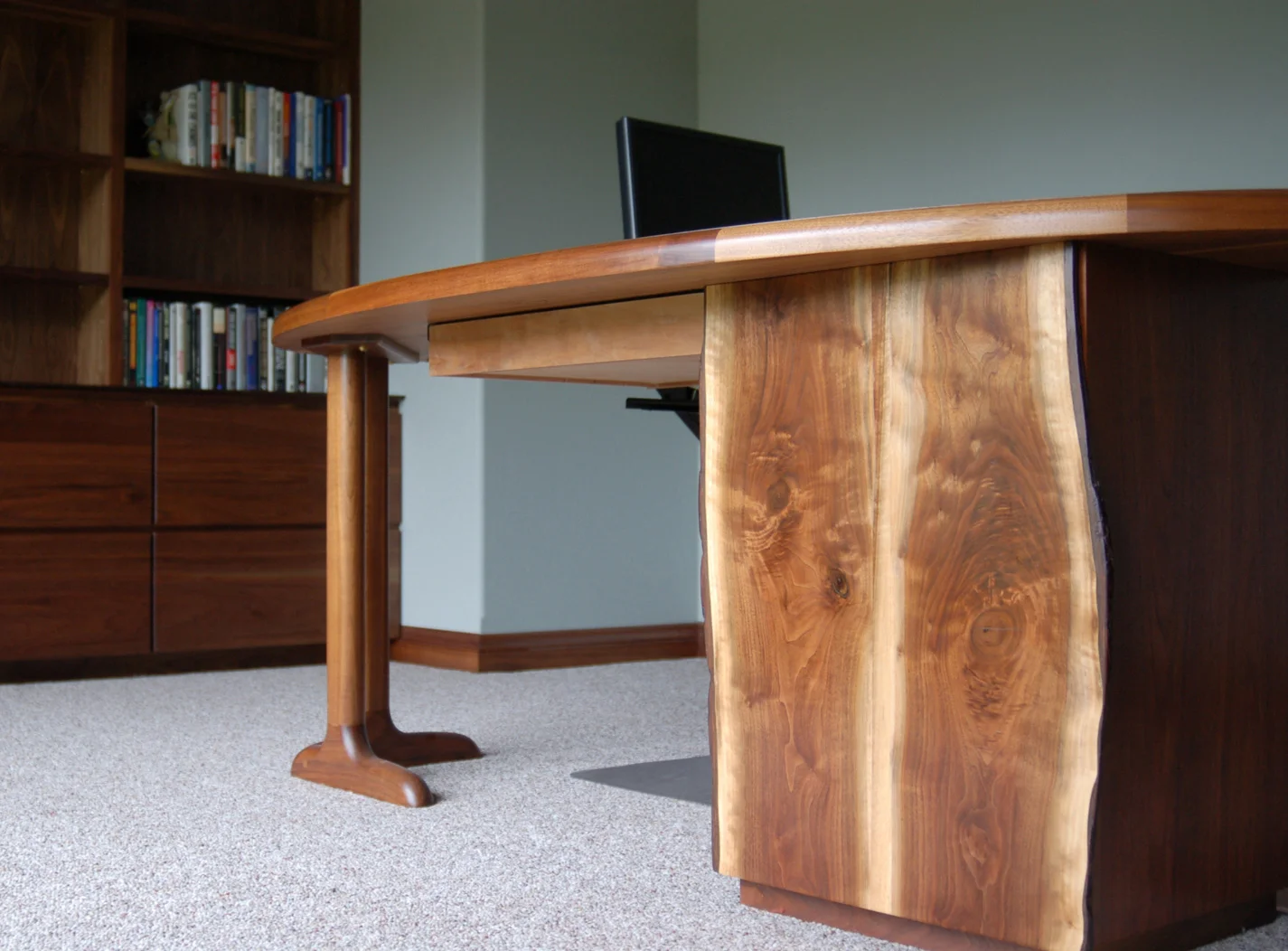Marcum Desk with Live Edge Walnut
