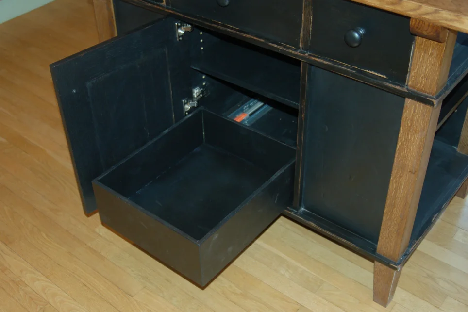 Adzima Kitchen Island - Storage Detail