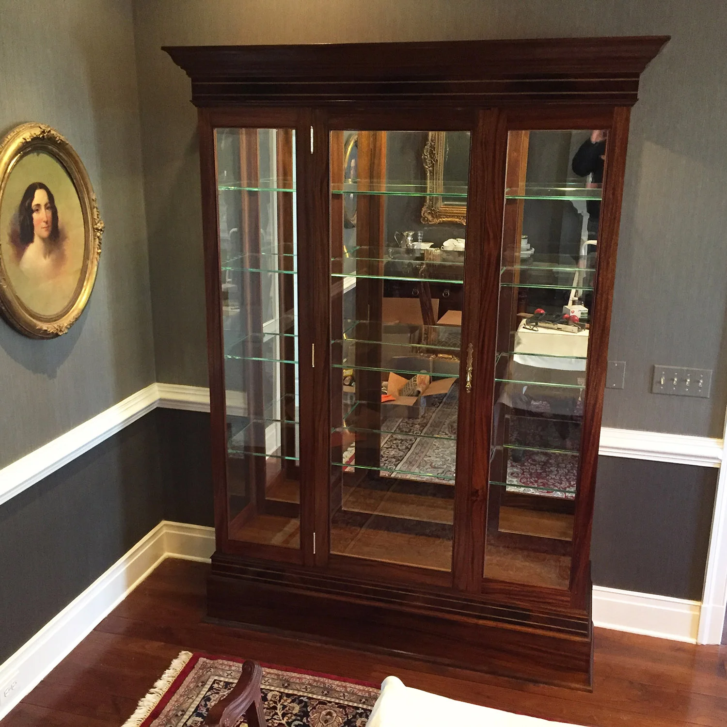 Mahogany Display Case