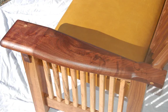 Morris Bench - Arm Detail