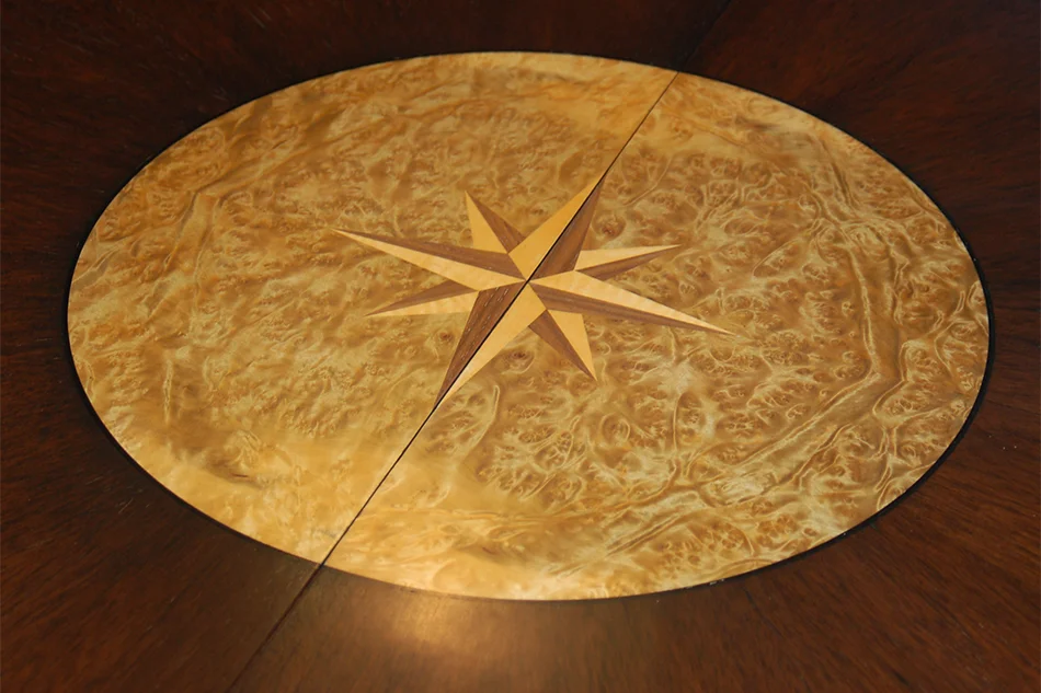 PolyCello Boardroom Table - Center Detail