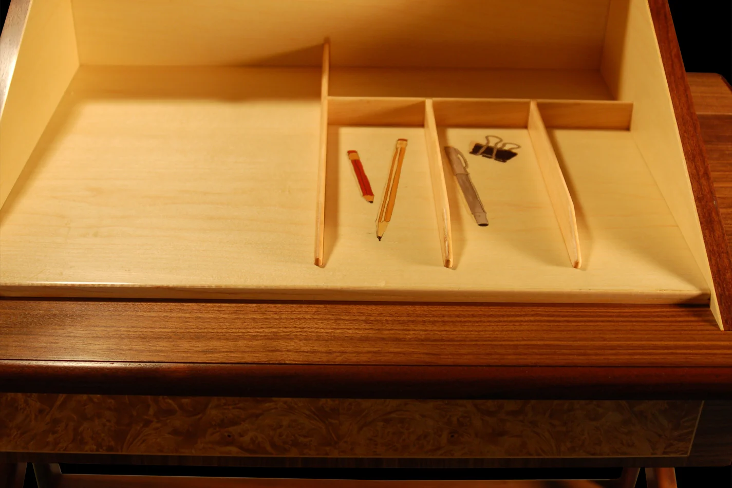 Ross Desk Storage Compartment
